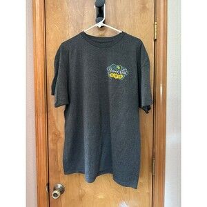 Blessed Girl XL charcoal grey turquoise short sleeve tee shirt